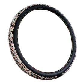 Bling Bling Steering Wheel Cover Rhinestone Universal Car Wheel Protector Car Accessories for Women