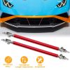 2Pcs Splitter Rod Front Bumper Lip Rod Strut Adjustable Lip Spoiler Tie Support Rods 150mm-200mm