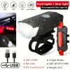 USB Rechargeable Ultra Bright LED Bike Light for Safety