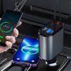 100W 4 In 1 Fast Car Charger USB C Car Charger 180ºAdjustable Car Phone Charger