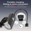 USB Rechargeable Ultra Bright LED Bike Light for Safety