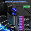 100W 4 In 1 Fast Car Charger USB C Car Charger 180ºAdjustable Car Phone Charger