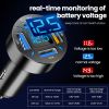 66W 4 Ports USB Car Charger Fast Charging PD Quick Charge 3.0 USB C Car Phone Charger Adapter For iPhone 13